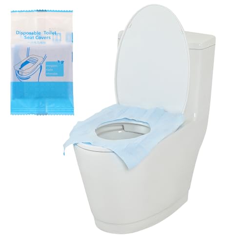 10枚 トイレシートカバー 使い捨てトラベル便座マット ポータブル使い捨て便座カバー 特大 個別包装便座シールド 旅行シート 公衆トイレやキャンプ用
