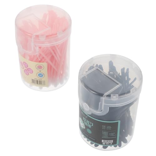 minkissy 200個使い捨て耳スプーン 綿棒耳かき用ツール 耳垢除去 実用的な耳ケア デリケートな耳に優しい設計 持ち運び便利 軽量小型