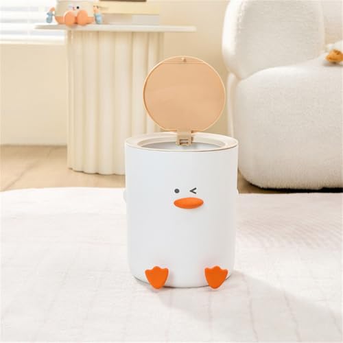 Bote de basura pequeño de diseño pato para escritorio miniatura 3