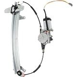 JC Whitney Window Regulator Compatible with 1992-2011 Mercury Grand Marquis, Ford Crown Victoria, 2003-2004 Marauder with Motor Rear, Driver Side FO1550111 JWM491732