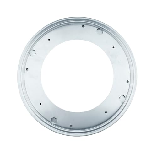 Furniture Universal Lazy Susan TV Cabinet Black Iron Turntable Multi-Purpose Rotating Bookshelf Base for Dining Table and Workbench(14cm (5.5 inches))