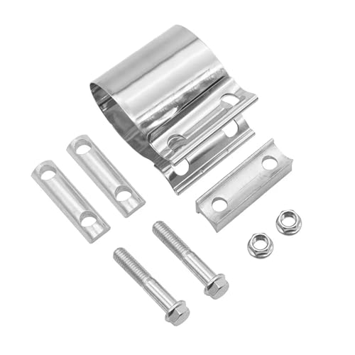 Abrazadera de escape en acero inoxidable con acabado industrial de alta durabilidad 4