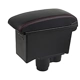 Pour pour Duster accoudoir voiture accoudoir boîte 2019-2022 Console centrale boîte de rangement décoration accessoires en cuir