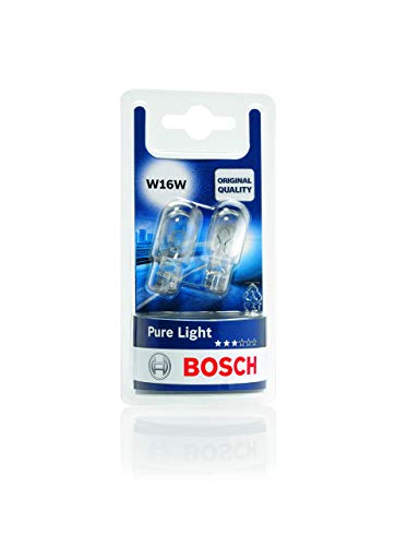 Lámparas Bosch para vehículos Pure Light W16W 12V 16W W2 1x9, 5d...