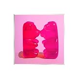 Stupell Industries Kissing Gummy Candy Bears Wall Plaque Art by Daphne Polselli