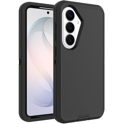 Image of Rugged Case Compatible with Samsung Galaxy S26 Plus | Heavy-Duty Shockproof Protective Cover, Black