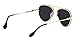 Brooklyn Rimless Oversized Studded Aviators Sunglasses Riveted Fashion Men Women AV-1672 (Black)