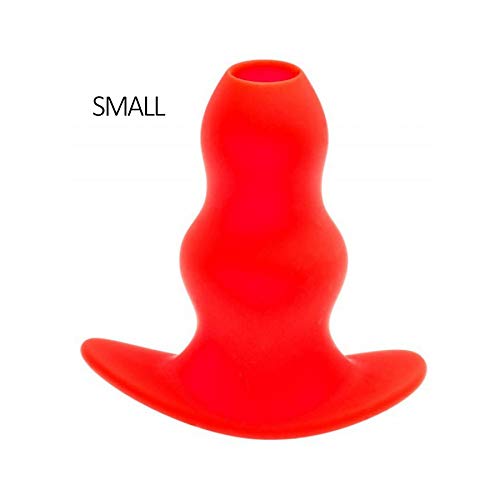 Plug tunnel anal rouge MK Toys 11x5 cm pour réussir votre stretching anal