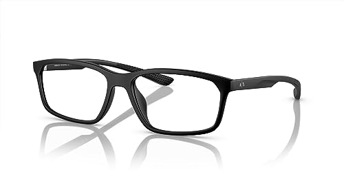 Image of Armani Exchange mens Ax3108u Universal Fit Square Prescription Eyewear Frames