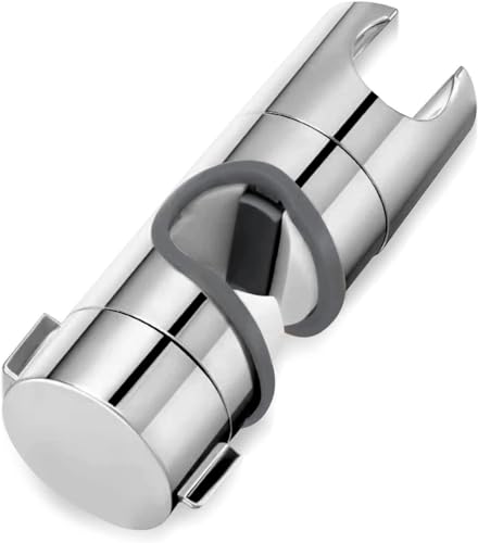Handbrause Halterung Universal, Halterung Duschkopf Verstellbar 24 mm Verstellbare Duschkopfhalterung ABS Verchromte 360 Grad Drehbarer SprüHkopfhalter