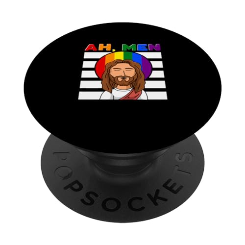 Ah Men PopSockets Swappable PopGrip, Black