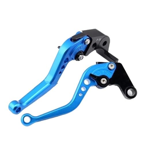 Levier frein embrayage moto court bleu réglable anti-fatigue pour CB500F CBR
