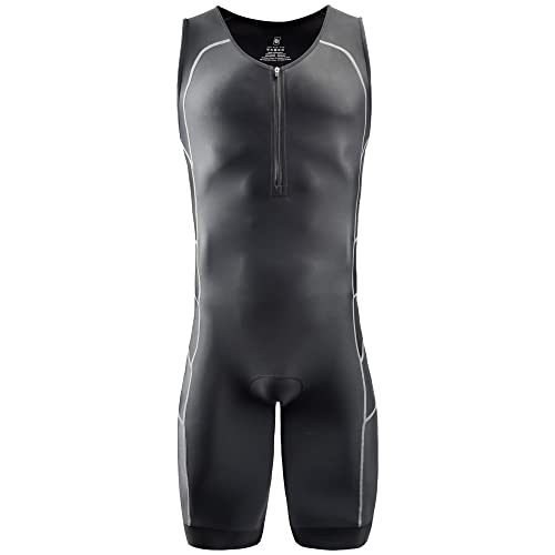 Herren Trisuit Cglrybo Triathlon-Anzug ärmellos und schnelltrocknend