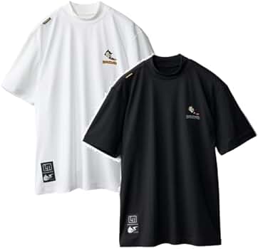 新品【ラウドマウスゴルフ】メンズ　半袖モックネック　ウェア M 鉄腕アトム ラウドマウス（LOUDMOUTH）（メンズ）ゴルフウェア 半袖 アトム
