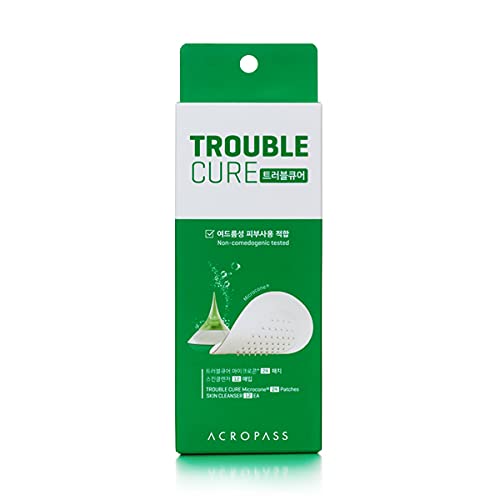 [Acropass] TROUBLE CURE (12 Swab x 24 Patch) | Pimple Patch | Acne Patch | Microcone patch | Skin Trouble Care Patch | Trouble cure patch | Pimple Healing Patch