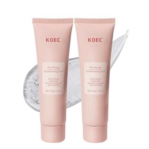 Gel Exfoliante Purificante, Gel Exfoliante Enzimas Purificantes 50G, Exfoliante Facial Exfoliante, Exfoliante Suave, Gel Exfoliante Facial Y Corporal Para Todo Tipo De Piel 2pcs