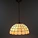 Lampadario in stile Tiffany con catena di trazione, lampada a sospensione con perline in cristallo colorato da 16 pollici a 3 luci, apparecchio di illuminazione a sospensione per sala da Pranzo,B