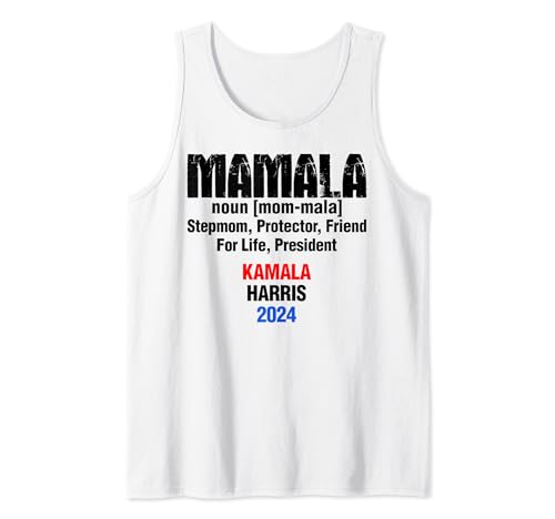 Mamala Kamala Harris Madrastra Presidenta 2024 Mujer Mommala Camiseta sin Mangas
