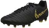  Nike Legend 7 Academy Fg Zapatillas de Fútbol Hombre, Negro (Black/Mtlc Vivid Gold 077), 42 EU