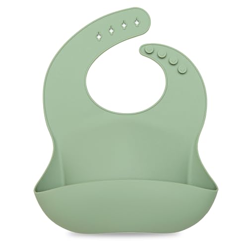 Image of Loulou Lollipop Soft, Waterproof Silicone Feeding Bib