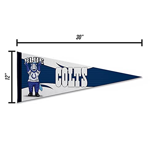 Image of Rico Industries NFL Football Mascot inch 12 inch x 30 inch Felt Wall Decor Pennant - Great for Home /Bed Room /Man Cave Decor