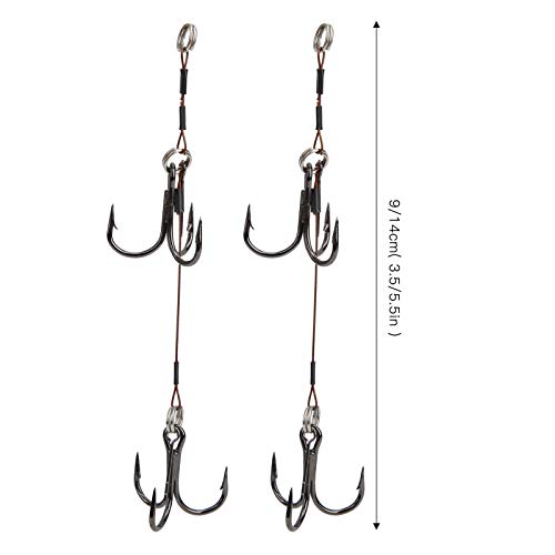 01 02 015 Angelköder Angelhaken 2 Set Angelgerät für Angelzubehör – Bild 7