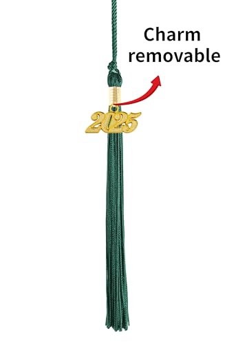 Image of Graduation Tassel 2025,Green Tassel for Graduation Cap 2025