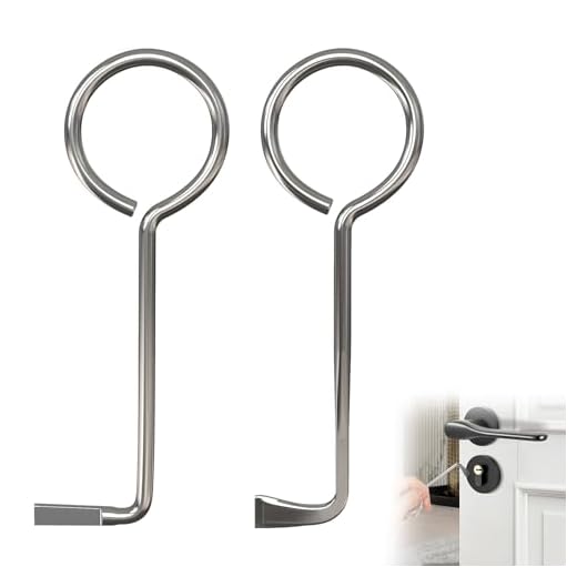 2 piezas profesional Dietrich Set,Dietrich Set,Buntbartschlüssel,Dietrich Set Profi,Bartschlüssel DietrichsetTüröffnungswerkzeug,Buntbartschlüssel Universal,Dietrich für Bunt-Bart-Schloss Öffner