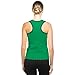 New Era Women's Neon Green Seattle Seahawks Lettuce Hem Notch Neck Tri-Blend Tank Top
