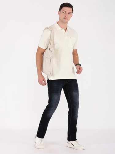 Image of Macroman M-Series Men's Solid Regular Fit T-Shirt