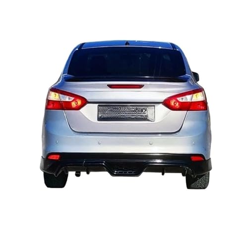 Parachoques trasero Focus 3 Sedán difusor plástico body kit tuning unpainted 1