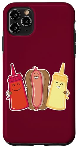 Kawaii Wiener �P�`���b�v �}�X�^�[�h�\�[�X �t�����Y ��������z�b�g�h�b�O �X�}�z�P�[�X iPhone 11 Pro Max �p