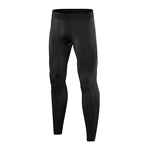 SKYSPER Camiseta de Compresión Manga Larga para Hombre Pantalones Largos Leggings Apretada Ropa Interior Deportiva Deportes Transpirable Secado Rápido para Running Fitness Entrenamiento Yoga Ciclismo
