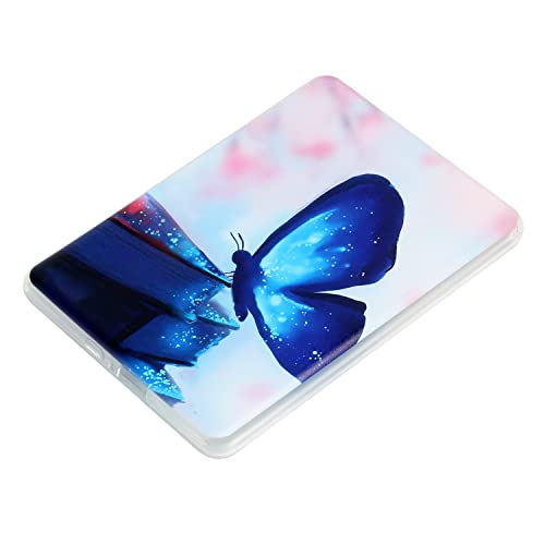 Uucovers Case For Kindle 10Th Generation 2019 Released (Model No. J9G29R) 6" Ereader (Will Not Fit Kindle Paperwhite Or Kindle Oasis), Soft Tpu Back Shockproof Silicone Thin Cover, Blue Butterfly #TOP2