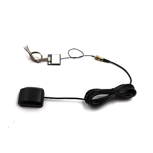 Funfob GNSS -232 NMEA-0183 MóDulo Dual GPS GLONASS con Antena GPS GLONASS Externa 4M Flash BN-280H