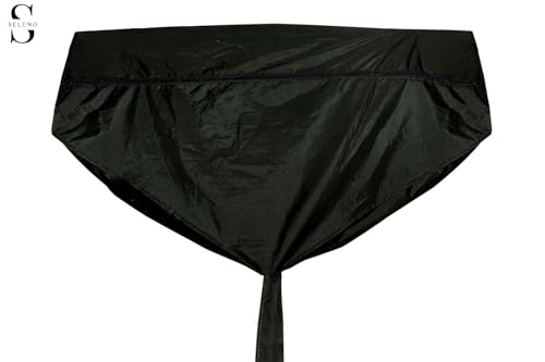 Image of SELENO AC Service Cleaning Washing Cover for 1 Ton & 1.5 Ton Split AC Indoor Unit | Easy Fit for Home & Professional Use (100% Waterproof) (Black)
