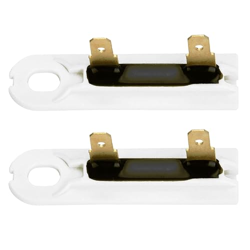 PartsBroz WP3392519 3392519 Dryer Thermal Fuse G4AP0500 TF091C (2-Pack) - Thermal Fuse for Whirlpool Dryer, Kenmore Dryer Thermal Fuse, KitchenAid, Maytag Dryer Parts - Replaces AP6008325 PS11741460