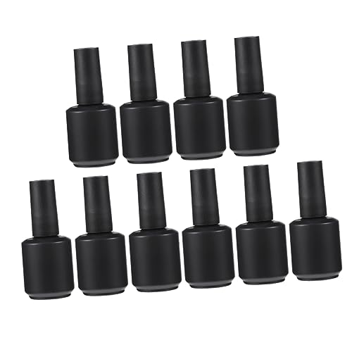 DEARMAMY 10pezzi Bottiglie Di Vetro Vuote Per Smalto Flaconi Per Ritocchi Contenitori Per Cosmetici Forniture Per Negozi Di Manicure Per Creare Colori e Stili Fai Da Te