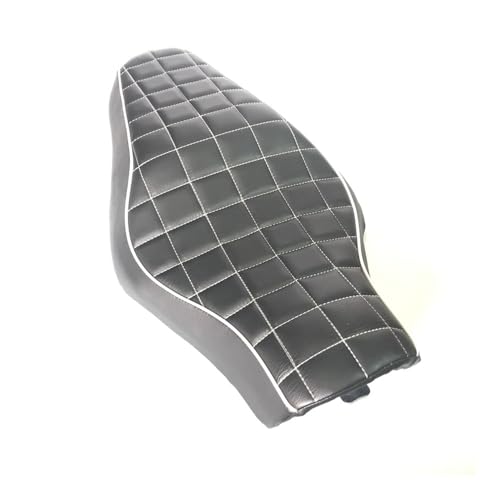 Siège deux places de moto en PU noir pour Sportster XL 883 1200
