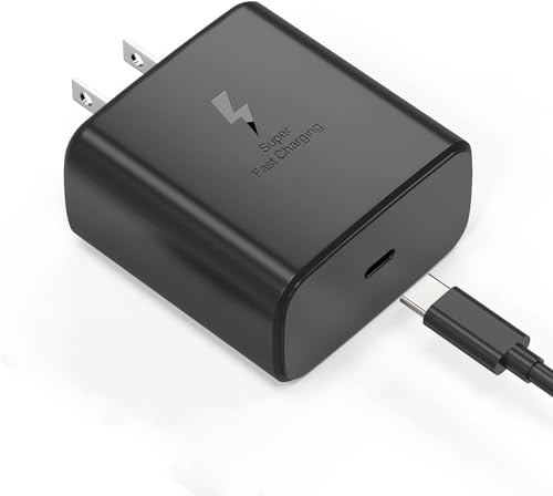 45W USB C Samsung Charger, Samsung Super Fast Charger for Samsung Galaxy S23 Ultra/S23/S23+/S22/S22 Ultra/S22+/Note 10/Note 20/S20/S21/S10, Galaxy Tab S7/S8, PPS Wall Charger with 6FT Type C Cable