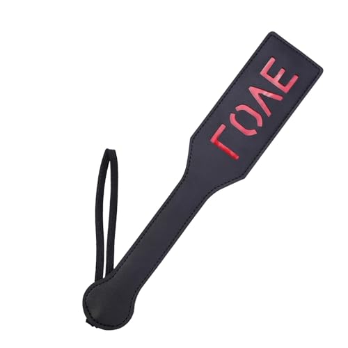 Image of DFsucces Faux Leather Slut Spanking Paddle for Sex Play,12.5inch Sex Paddle (A7)