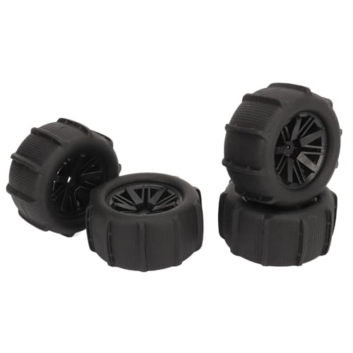 VGEBY 4 szt. koło do opon RC, mocny wzór chwytu RC części samochodowych - zestawy opon i kół do WLTOYS 144001 1/14 1/16 1/18 RC