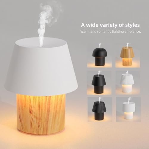 Diffuseur d'aromathérapie compact Mini J à lumière chaude pour nuit - 6