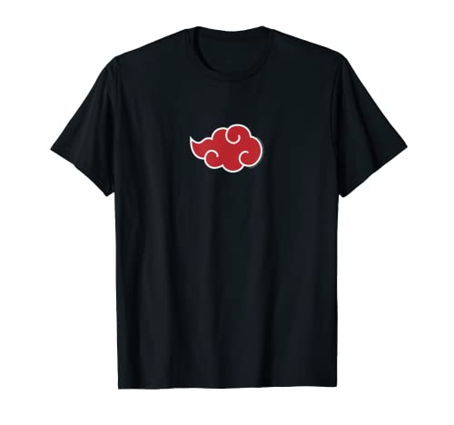 Naruto Shippuden Símbolo de la Nube Roja de Akatsuki Camiseta Cover