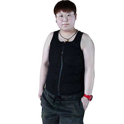 Reliure de coffre BaronHong pour tomboy débardeur shapewear en mesh zippé