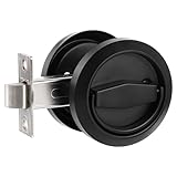 Facile à installer et à utiliser : La serrure de porte invisible est installée avec les vis autotaraudeuses fournies. Elle est principalement installée sur des portes d'une épaisseur de 35 à 55 mm, veuillez mesurer soigneusement les spécifications avant l'achat pour vous assurer qu'elle convient à l'épaisseur de votre porte. Tournez simplement la poignée de porte pour boucler ou ouvrir facilement la porte invisible sans clé.