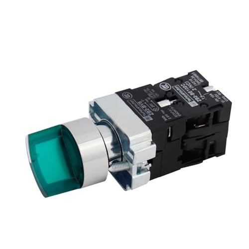 Bouton de sélection de position XB2-BE101C autobloquant 3 positions 2NO 220V