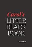  Carol\'s Little Black Book: Carol\'s Little Black Book