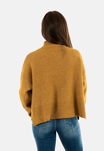 Upim, Pullover Tricot Donna, Unisex, Marrone, Taglia: M - 4