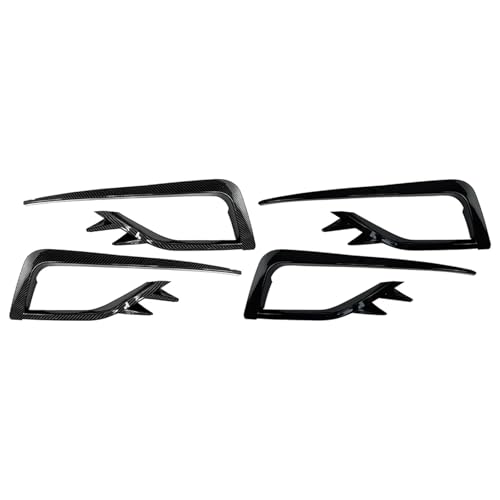 Couvercles phares antibrouillard ABS finition noire laquée pour VW Golf 7.5 - 3